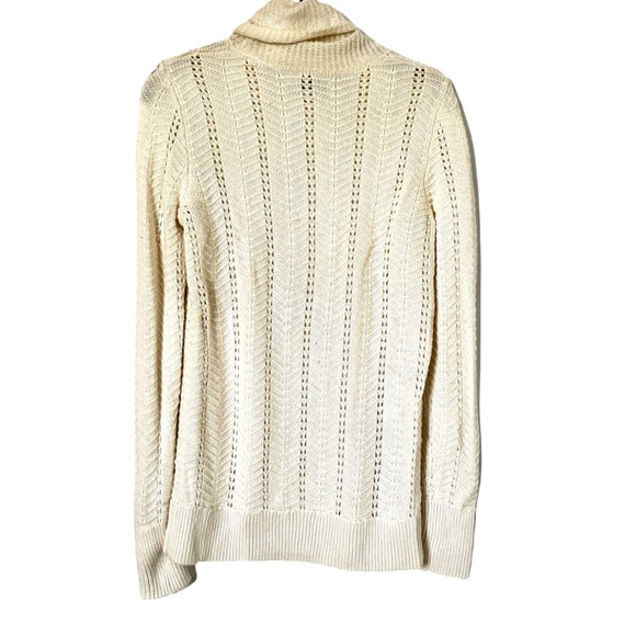 Loft Open Knit Turtleneck Sweater - Picture 2 of 5